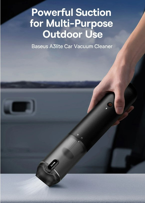 Baseus 4in1 15000Pa Car Vacuum Cleaner Air Pump Wireless Vacuum Cleaner - White_3