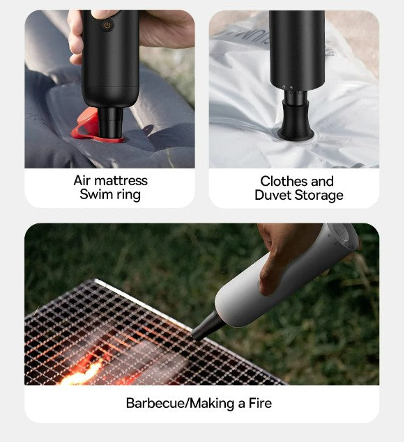 Baseus 4in1 15000Pa Car Vacuum Cleaner Air Pump Wireless Vacuum Cleaner - White_5